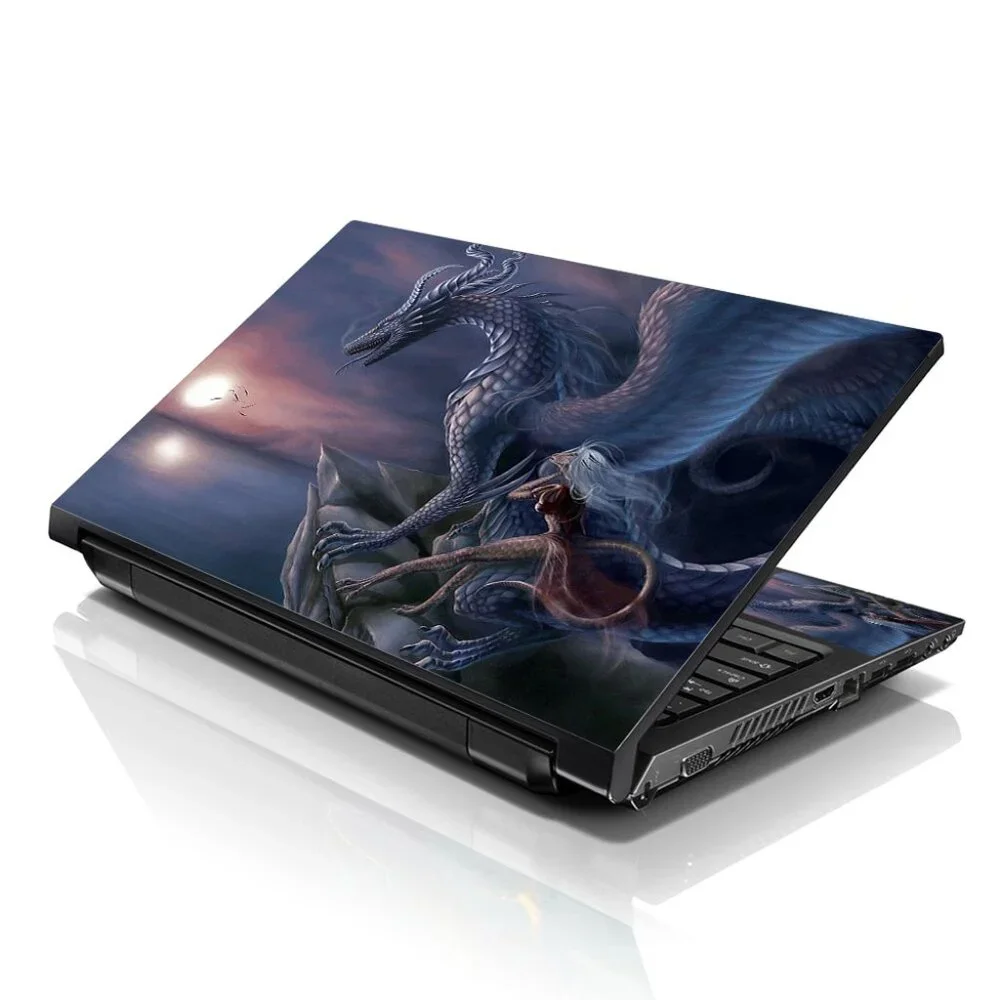 LSS 15.6 & 17.3 Inches Laptop Notebook Skin Sticker Decal - Night Dragon
